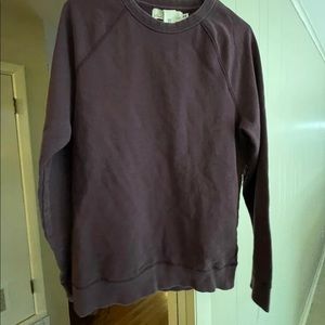 H&M plum purple sweater sweatshirt crewneck XS